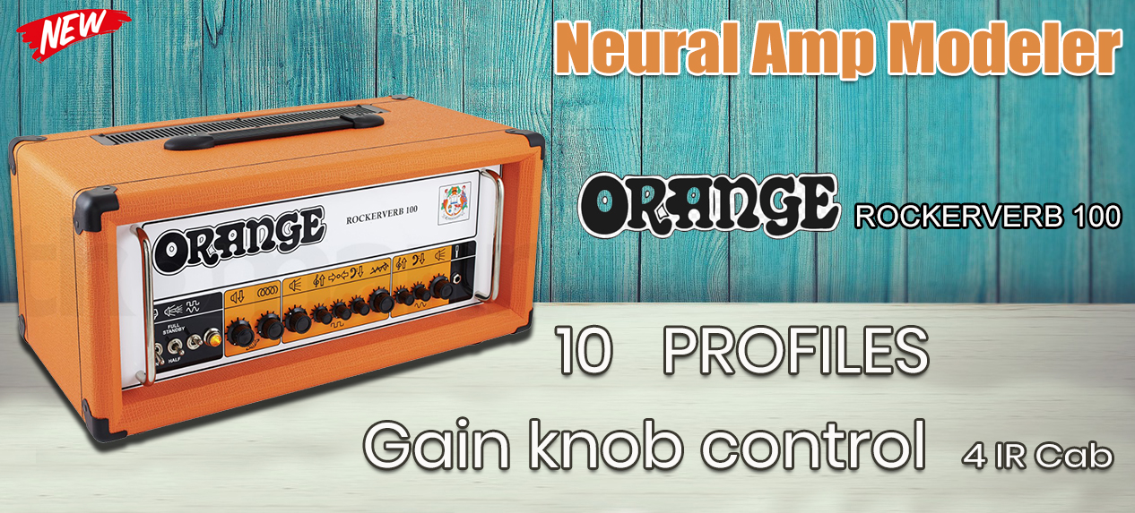 Neural Amp Modeler Orange rockerverb 100
