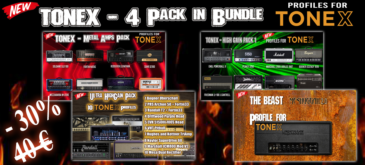 NEWS!!! TONEX - 4 Pack in Bundle
